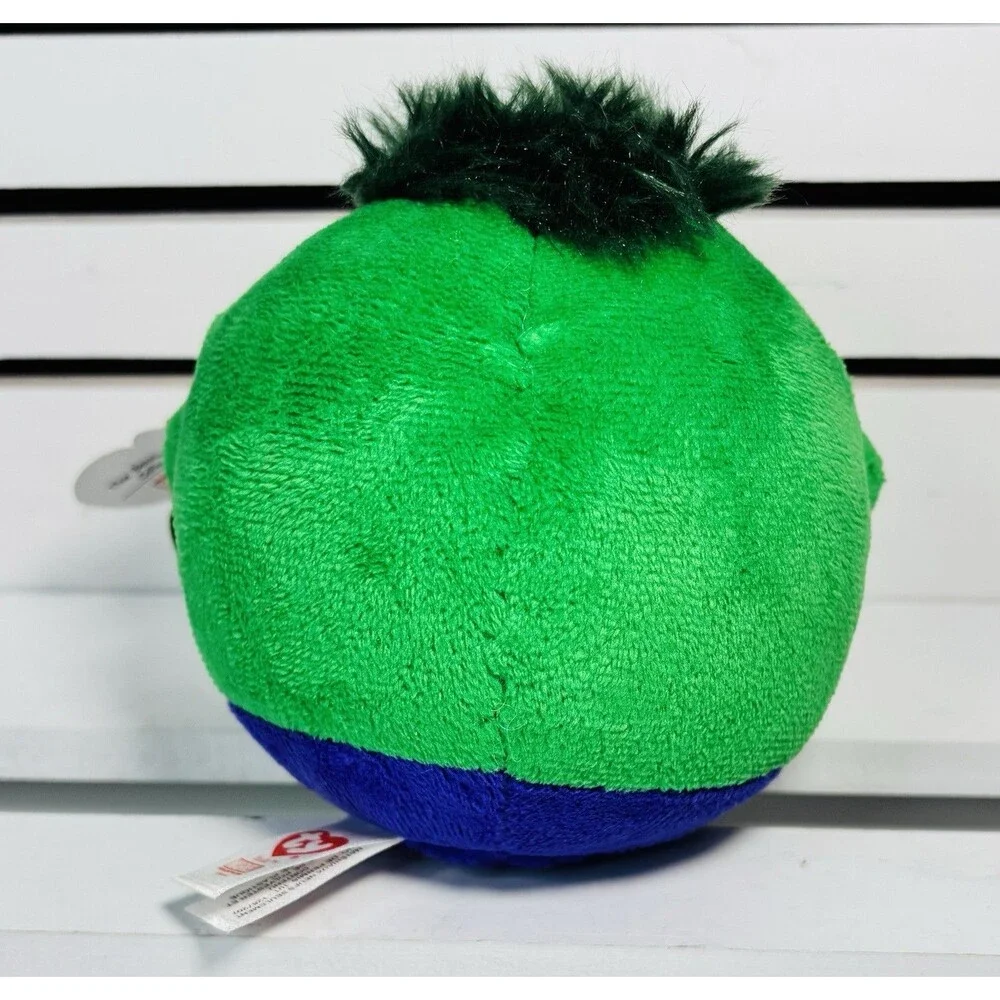2013 TY Beanie Ballz Avengers Marvel HULK Stuffed Plush 5